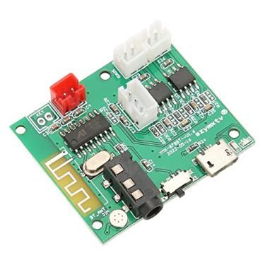 Imagem de ASHATA Placa de amplificador de áudio, 5V 5W e 5W placa amplificador de alta potência para sistema de som de alto-falante DIY, entrada auxiliar 3,5 3 saída de saída Bluetooth mãos-livres PCBA Amp módulo