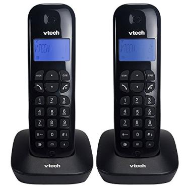 Imagem de Telefone sem Fio Vt680-Mrd2 Dect 6. 0 Digital com Identificador de Chamadas, Vtech, 3302461, Preto