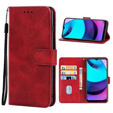 Imagem de For Motorola Moto E20 / E30 / E40 & Lenovo K14 Plus Leather Phone Case(Red)