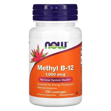 Imagem de Metil B12 (Methyl B-12) 1,000mcg 100 Lozenges - Now Foods