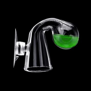 Imagem de Cobella CO2 Drop Checker vidro transparente indicador de CO2 monitor de capacidade de CO2 com sucção para aquários plantados
