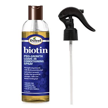 Imagem de Difeel Tratamento Condicionador Pro-Growth Biotina Leave in 170 g com tampa spray e tampa dispensadora