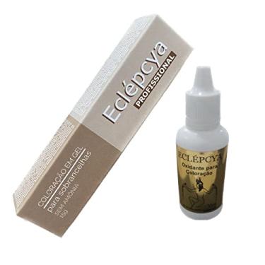 Imagem de Coloração Eclépcya Sobrancelhas 15g Marrom clara + oxidante