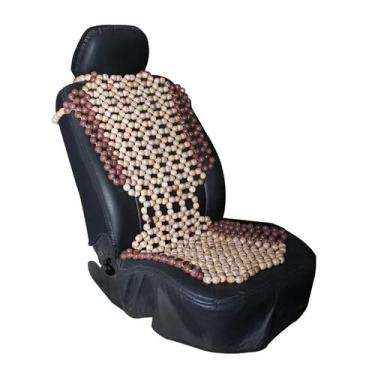 Imagem de Encosto De Bolinha Massageador Para Banco De Carro Ortopédica