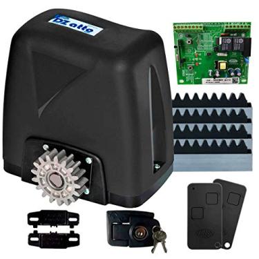 Imagem de Motor Para Portão Eletrônico Dz Atto 350kg 1/5 de HP Deslizante Rossi 4 Metros de Cremalheira (127)