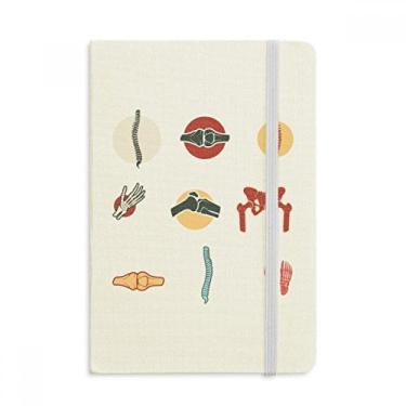 Imagem de Caderno de ilustração de articulações humanas Oficial Tecido Rígido Agenda Agenda Clássico