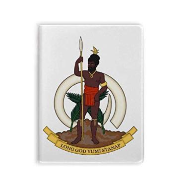Imagem de Diário de capa macia Vanuatu Oceania National Emblem capa de goma