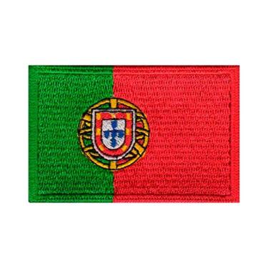 Imagem de Patch Bordado - Bandeira De Portugal BD50071-399 Termocolante Para Aplicar