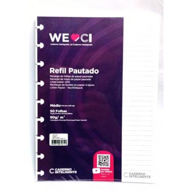 Imagem de Refil caderno inteligente M pautado 50 folhas CIRM3003