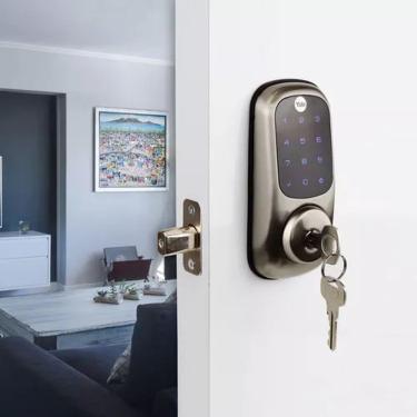 Imagem de Fechadura Eletrônica Digital Embutir 30 A 55mm C/ Senha Yale