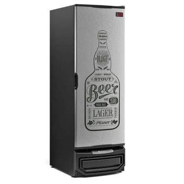 Imagem de Cervejeira Gelopar 572L Grb-57p Gw - Tipo Inox - Porta Cega Adesivada - 127V