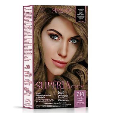 Imagem de Kit Banho De Brilho Amend Supéria Color, 100g, Sem Amônia, Condiciona Os Fios Realçando A Cor, Brilho Intenso E Vitalidade Aos Cabelos, Sem Amônia E Sem Oxidantes (710 Louro Cinza Natural)