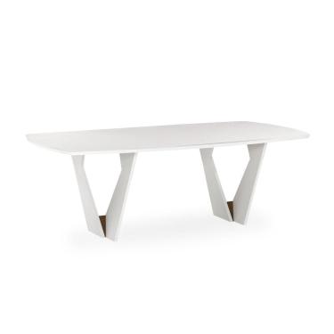 Imagem de Mesa de Jantar 220x110cm Lavanda Herval Off  White