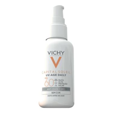 Imagem de Vichy Capital Soleil UV Age Daily Protetor Solar Facial FPS60 Sem Cor 40g