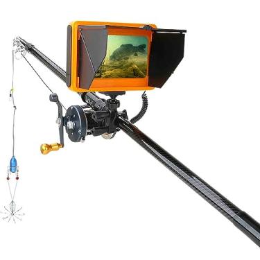 Imagem de Localizador de peixes subaquático - monitor colorido TFT de 7 polegadas e câmera visual, cabos resistentes à tração de 30 m, ideal para pesca em caiaque em barcos no mar e em lagos gelados