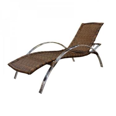 Imagem de Cadeira Espreguiçadeira Caiobá Regulável Piscina, Jardim Trama