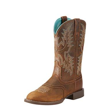 Imagem de Ariat Heritage Stockman feminina, Marrom atrevido, 35