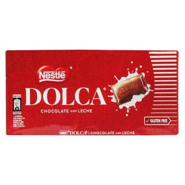 Imagem de Barra De Chocolate Com Leite Dolca Nestlé Importado 100G