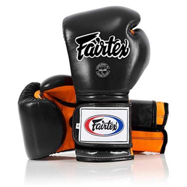 Imagem de Fairtex BGV9 Muay Thai para boxeadores e treinadores profissionais | Luva estilo mexicano para rebatedores duros | Luvas de MMA para artes marciais | Luvas de boxe leves e absorventes de choque de