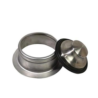 Imagem de Rolha de pia de aço inoxidável com acabamento escovado do triturador de lixo