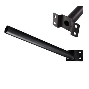 Imagem de Suporte Barra Luminaria Solar Aço Pintura Eletrostatica Parede Poste Rua Segurança Iluminaçao Quinta