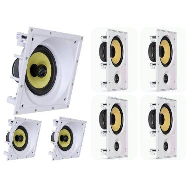 Imagem de Kit 7.0 JBL 3 Caixas Gesso CI PLUS 6SA + 4 Caixas CI PLUS 6R