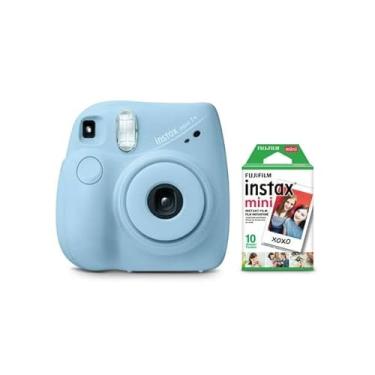 Imagem de FujiFilm Instax Mini 7+ Pacote azul claro + (pacote com 10 filmes)