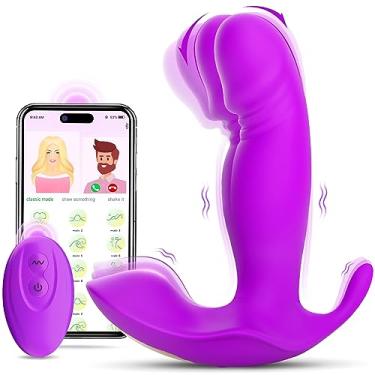 Imagem de Wearable G Spot Dildos Vibrators Adult Sex Toys for Women or Men, App Remote Control Panty Mini Vibrator with 10 Quickly Wiggling & Vibrating Modes Panties Quite Rose Toy Sex Machine