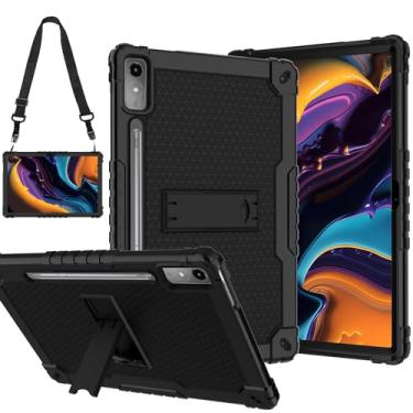 Imagem de Doemoil Capa para tablet Lenovo Tab P12 de 12,7 polegadas, capa protetora infantil híbrida à prova de quedas resistente à prova de choque para Lenovo Tab P12/Xiaoxin Pad Pro 12,7 polegadas