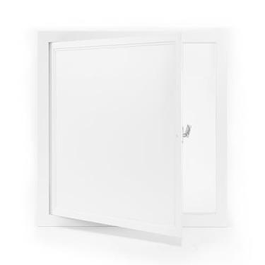 Imagem de DEEKOOL Painel de acesso de metal 30,5 x 30,5 cm, painel de acesso com trava de chave de fenda, painel interno de aço galvanizado e estrutura de liga de alumínio, painel de acesso para drywall, tetos,