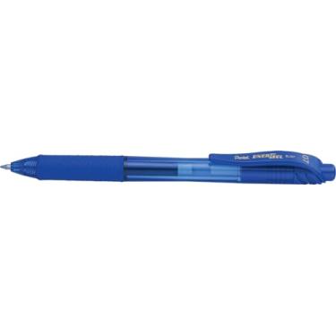 Imagem de Pentel BL107C EnerGel X Roller Ball Caneta de gel retrátil, tinta azul, média, dúzia (BL107-C)