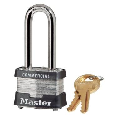 Imagem de Master Lock 3KALH 0324#3 Cadeado laminado de manilha longo, 5 cm