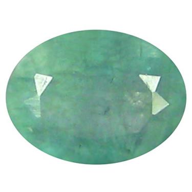 Imagem de Pedra preciosa solta de grandierita verde azulado não aquecida sem tratamento em forma oval 0,29 ct Deluxe Gems (5 x 4 mm)