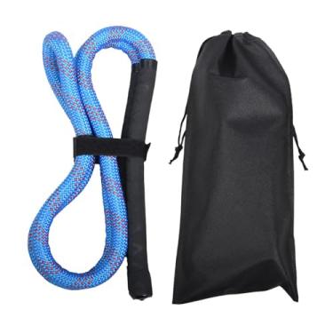 Imagem de Amagogo Auxiliar de treinamento de balanço de golfe, corda de balanço de golfe, treinador para força e treinamento de braço, postura correta, ferramenta de, Punho Preto Corda Azul