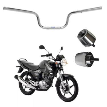 Imagem de Guidão YBR 125 2001 a 2015 e Factor com Peso PCX e Pesinho para Moto R