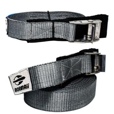 Imagem de Fita Rack Amarração Carga mordente Catraca Cinta  Mormaii, Cinza-claro