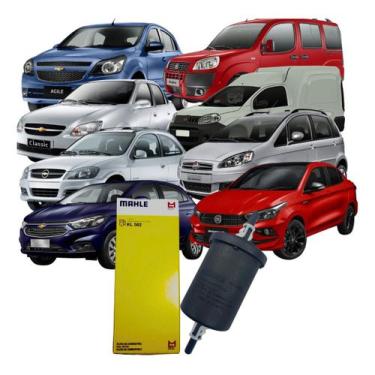 Imagem de Filtro De Combustível Blazer Cobalt Agile Argo 1995 À 2023 - METAL LEV