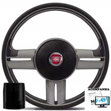 Imagem de Volante Esportivo Uno 95-01 Elba 95-96 Fiorino 95-01 Buzina Central Ra