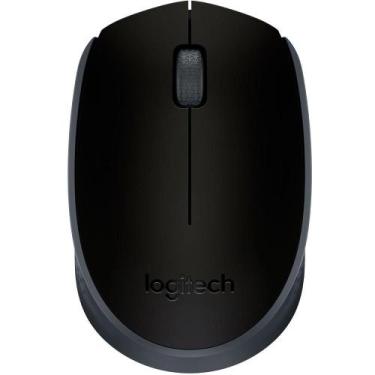 Imagem de Kit 05 Mouses Logitech M170 Sem Fio Preto e Cinza