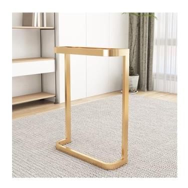Imagem de Arc U-Shaped Iron Table Legs, Dining Table Legs, Suspended Desks, Cabinet Support Legs, Bar Island Single-Sided Legs, Thickened Steel Frame, Stable Structure, Thick And Stable（2ps）(Gold,55cm/21.65in*7