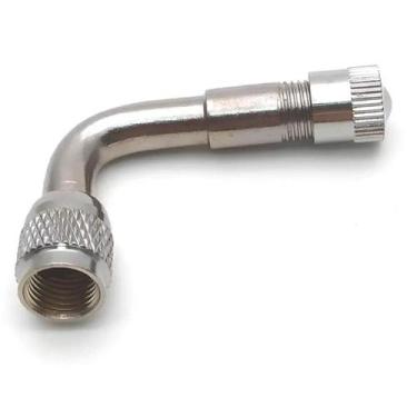 Imagem de Extensor Válvula Bico Pneu 90 Graus Bike Moto Adaptador - Geober