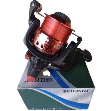 Imagem de Molinete CH5000 Beilishi 13 rolamentos com linha, Vermelho