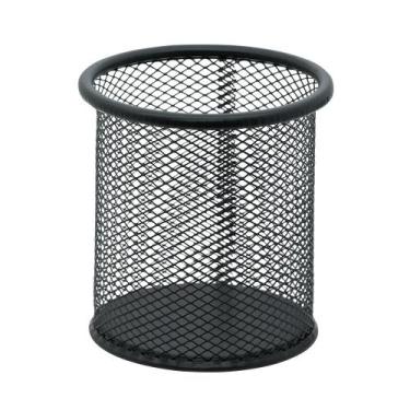 Imagem de 1 Porta Acessórios Lápis Caneta Para Mesa em Metal Aramado Redondo Pre