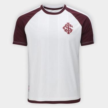 Imagem de Camiseta Internacional Historic Masculina - Betel Sport, Vinho, Branco