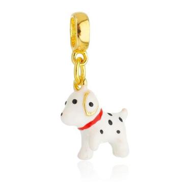 Imagem de Berloque Cachorro Dálmata Banhado a Ouro 18k - Work Semijoias