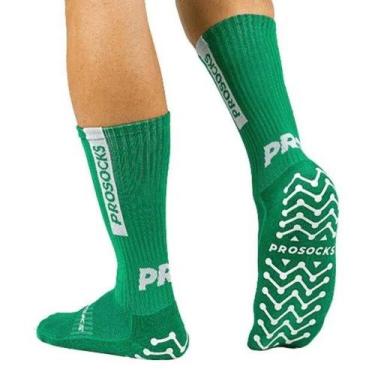 Imagem de Meia Prosocks Ultragrip Antiderrapante, Verde, 33/36