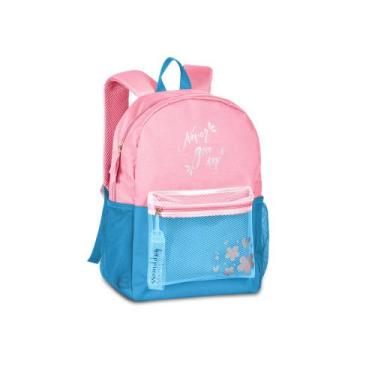 Imagem de Mochila bolsa feminina casual moderna trabalho lançamento - Clio, Rosa