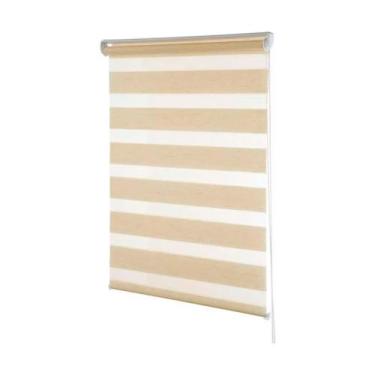 Imagem de Persiana Double Vision Bege - 1,80m x 1,70m - RM Policarbonatos e Aces