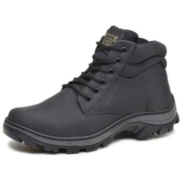 Imagem de Bota Coturno Adventure Masculino De Segurança Couro EPI CA Gogowear Al