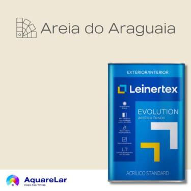 Imagem de Evolution Acrílico Leinertex Fosco 18L, AREIA DO ARAGUAIA